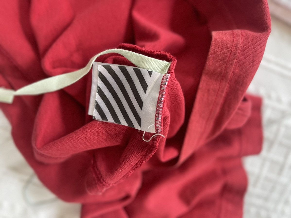 Champion × Off-White Off white x champion Red TEE Size US M / EU 48-50 / 2 - 12 Thumbnail