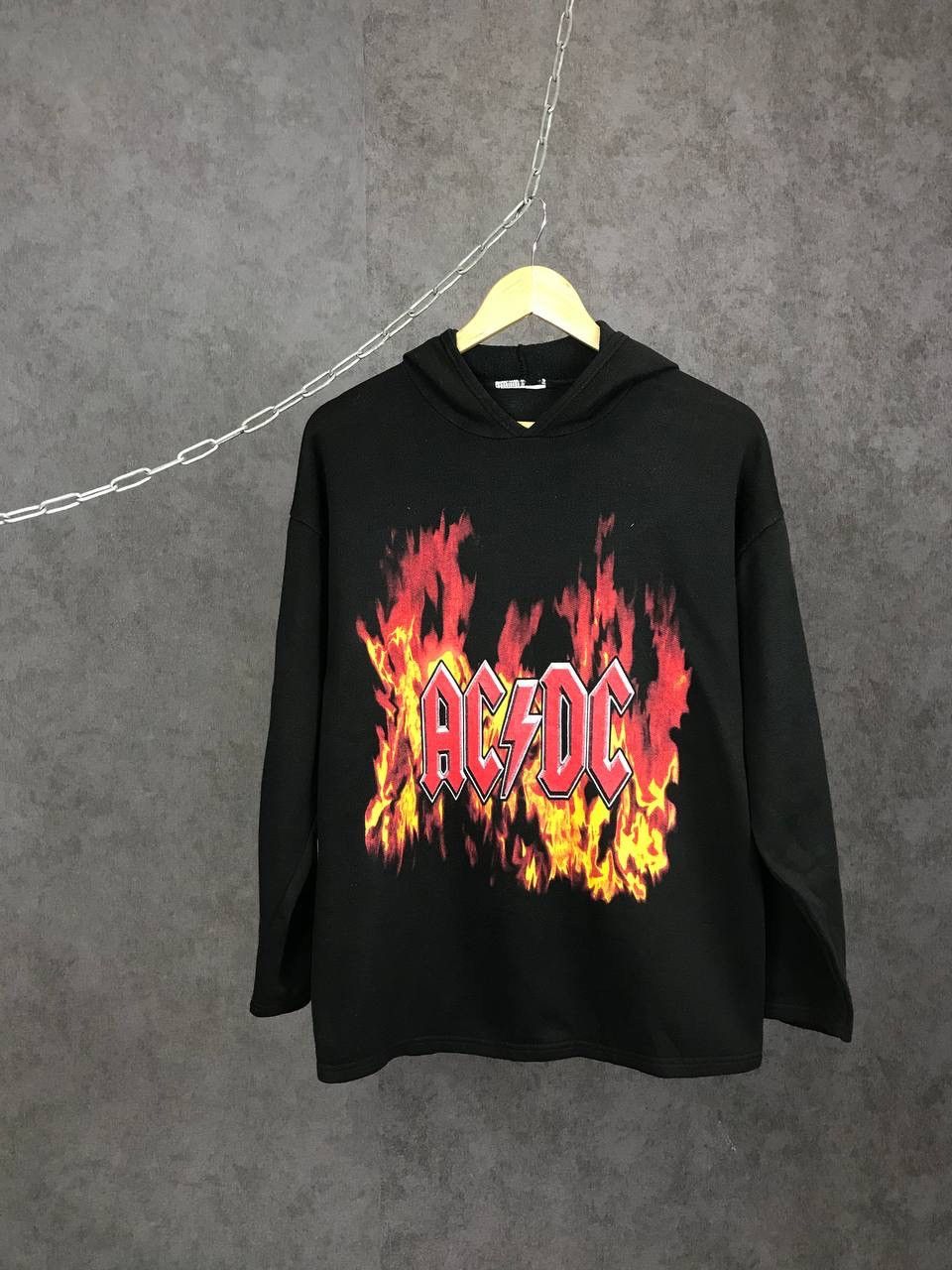 Band Tees AC/DC Shot Down In Flames vintage overprinted hoodie Size US S / EU 44-46 / 1 - 1 Thumbnail