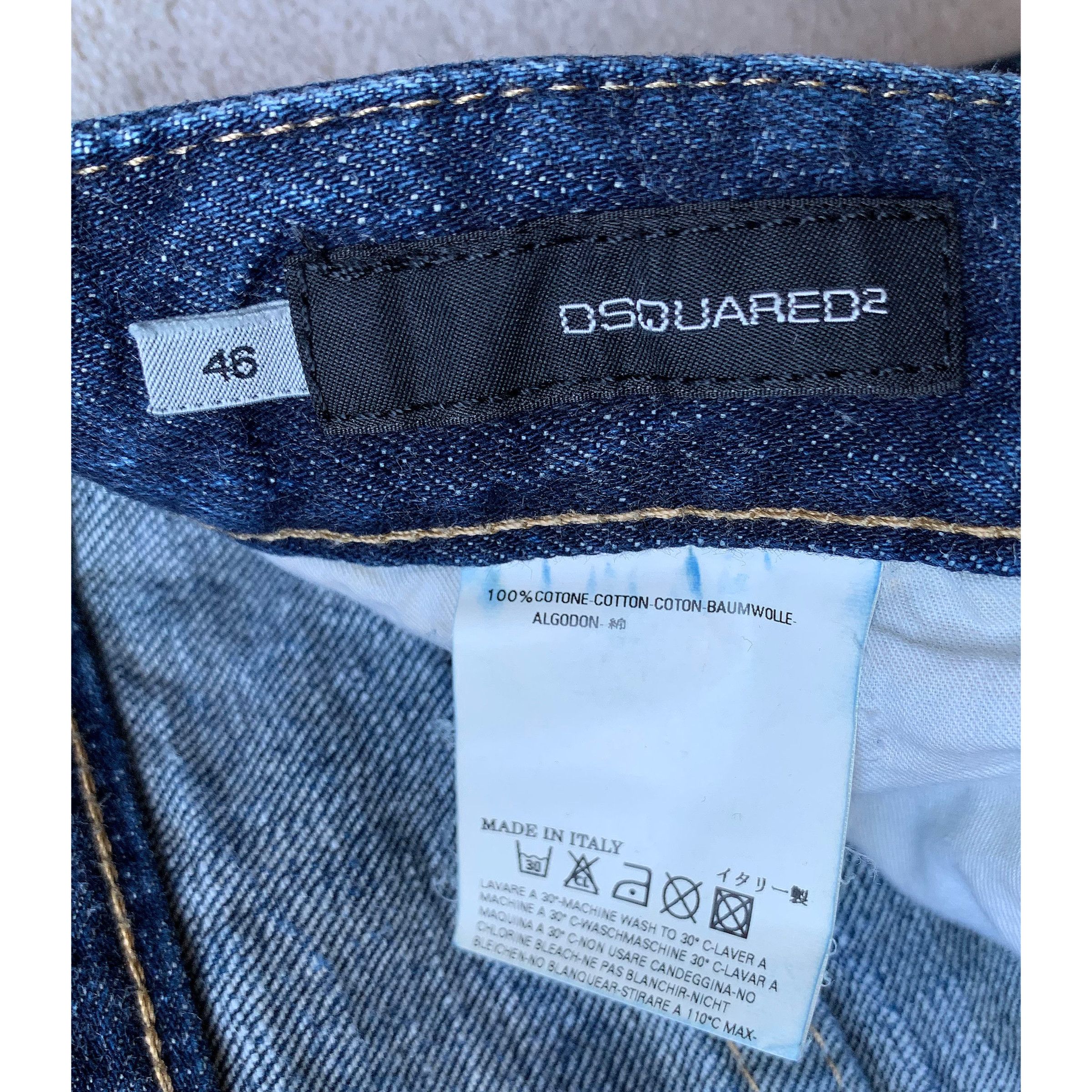 Dsquared2 DSQUARED2 LOGO Denim JEANS Size 46 EUR | 30 US Size US 30 / EU 46 - 8 Thumbnail
