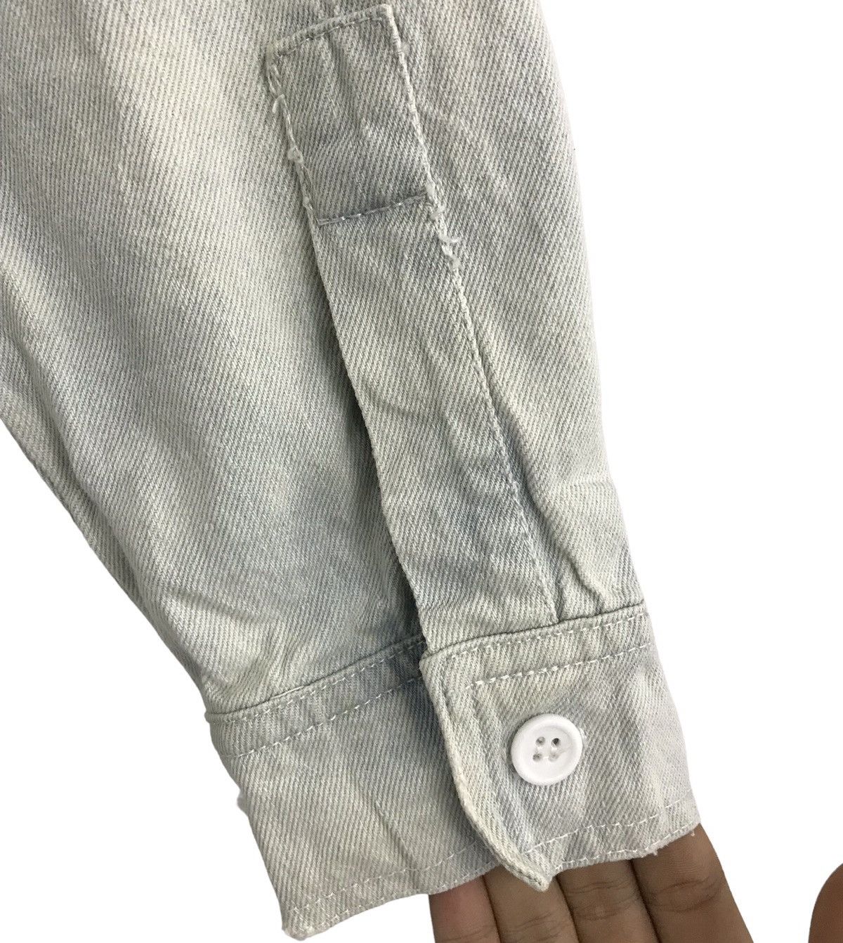 Japanese Brand BACKS SEVEN IGVELEAS BLACK DENIM JACKET Size US L / EU 52-54 / 3 - 9 Thumbnail