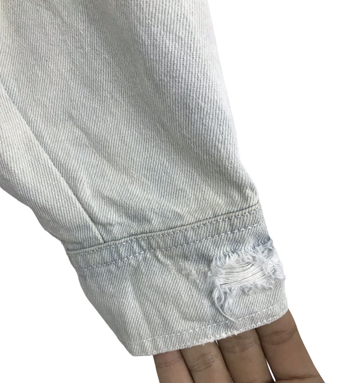 Japanese Brand BACKS SEVEN IGVELEAS BLACK DENIM JACKET Size US L / EU 52-54 / 3 - 8 Thumbnail