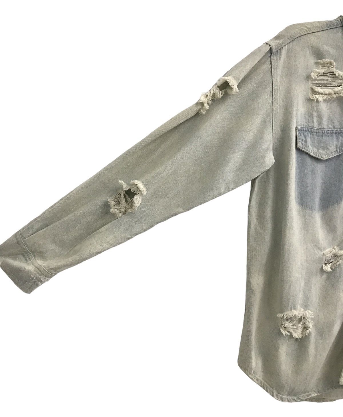 Japanese Brand BACKS SEVEN IGVELEAS BLACK DENIM JACKET Size US L / EU 52-54 / 3 - 4 Thumbnail