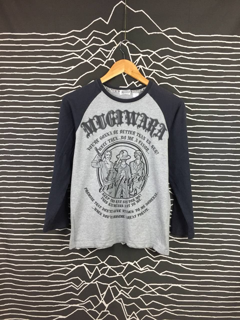 Anime Vtg Anime One Piece Mugiwara Pirates Raglan Tee Size US S / EU 44-46 / 1 - 2 Thumbnail