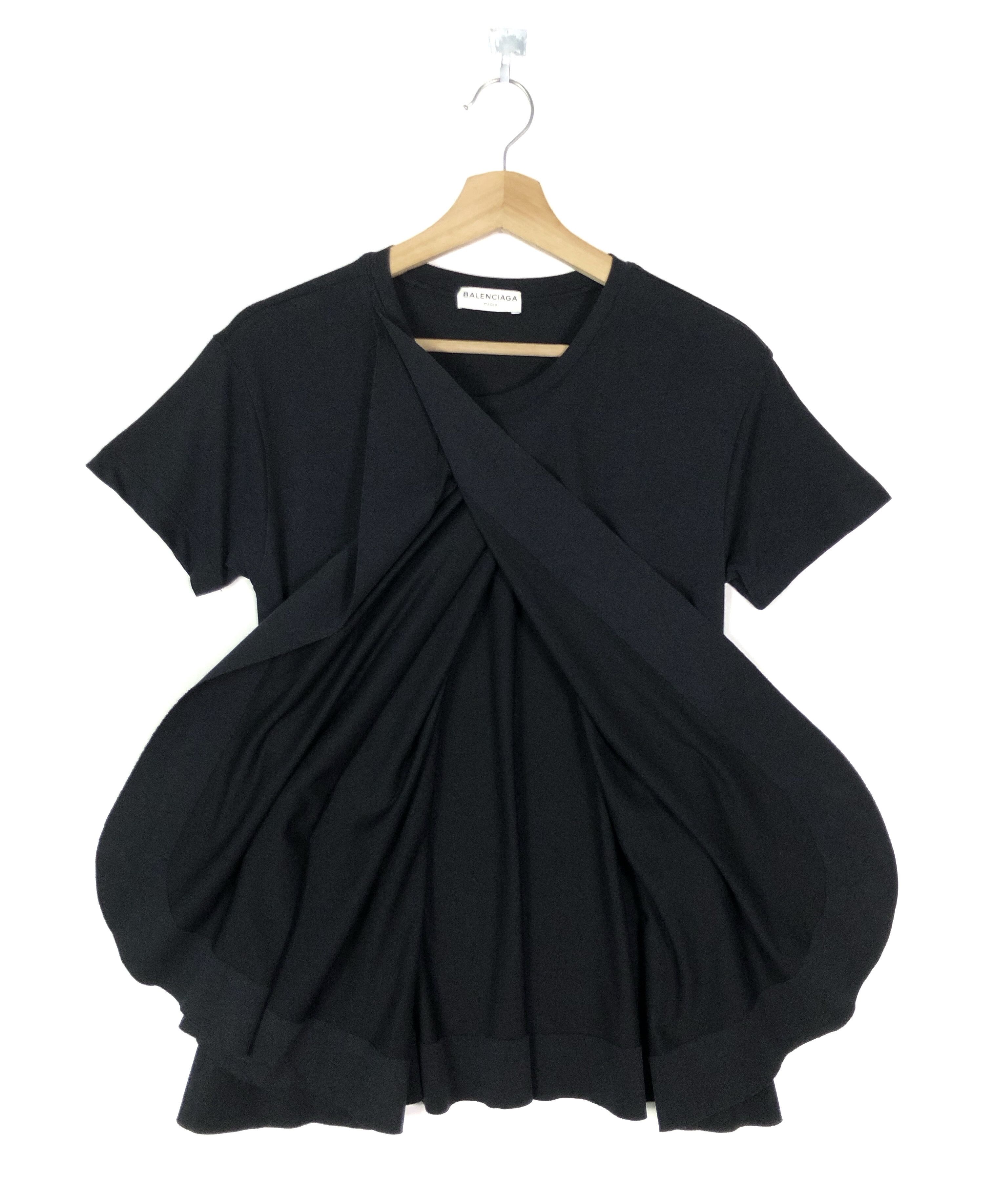 Balenciaga RARE🔥SS15 RTW BALENCIAGA EXPOSABLE FRONT S/S LYCRA RELAXED Size S / US 4 / IT 40 - 1 Thumbnail