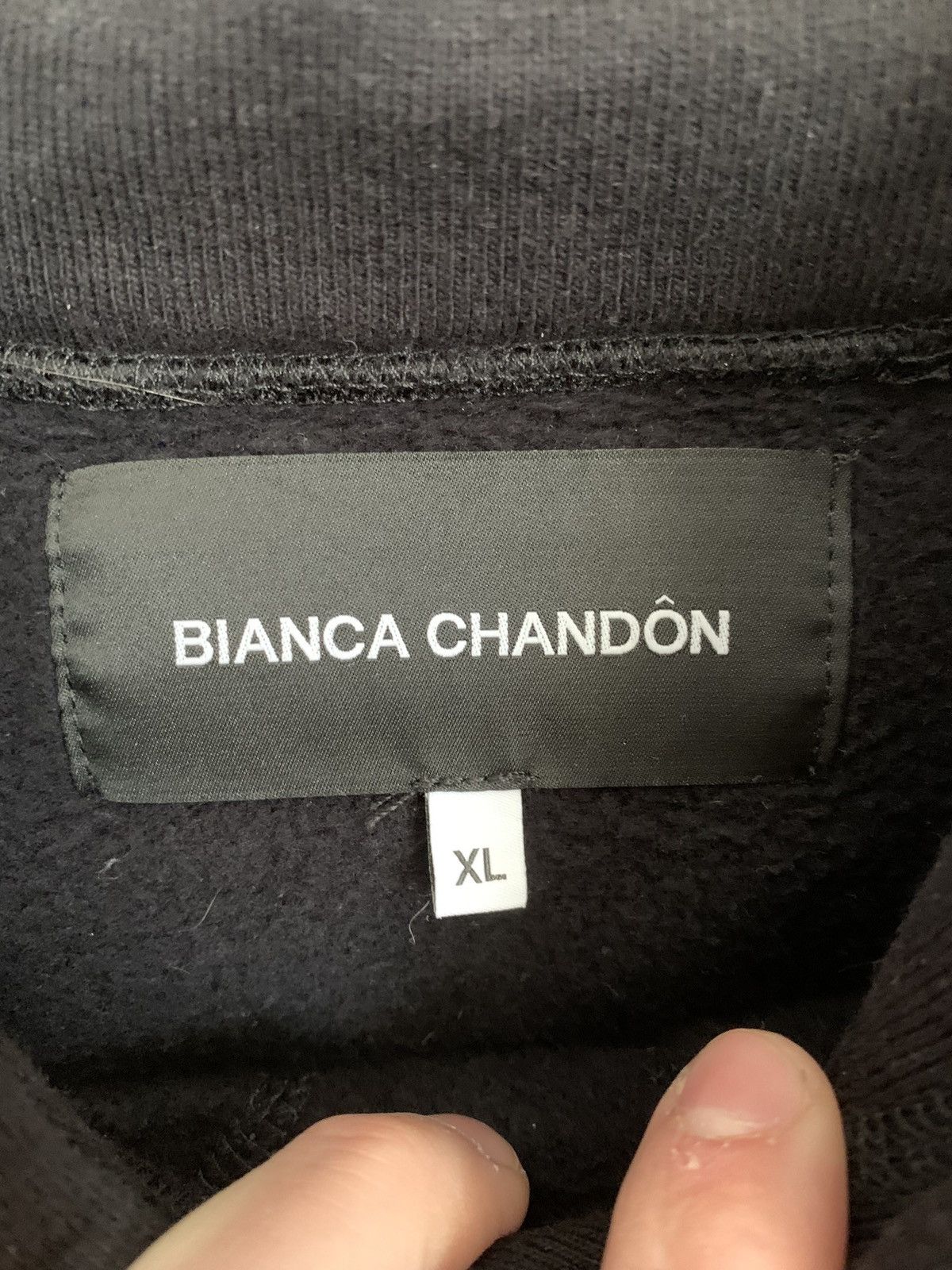 BIANCA CHANDON Bianca Chandon logo embroidered hoodie Size US XL / EU 56 / 4 - 3 Thumbnail