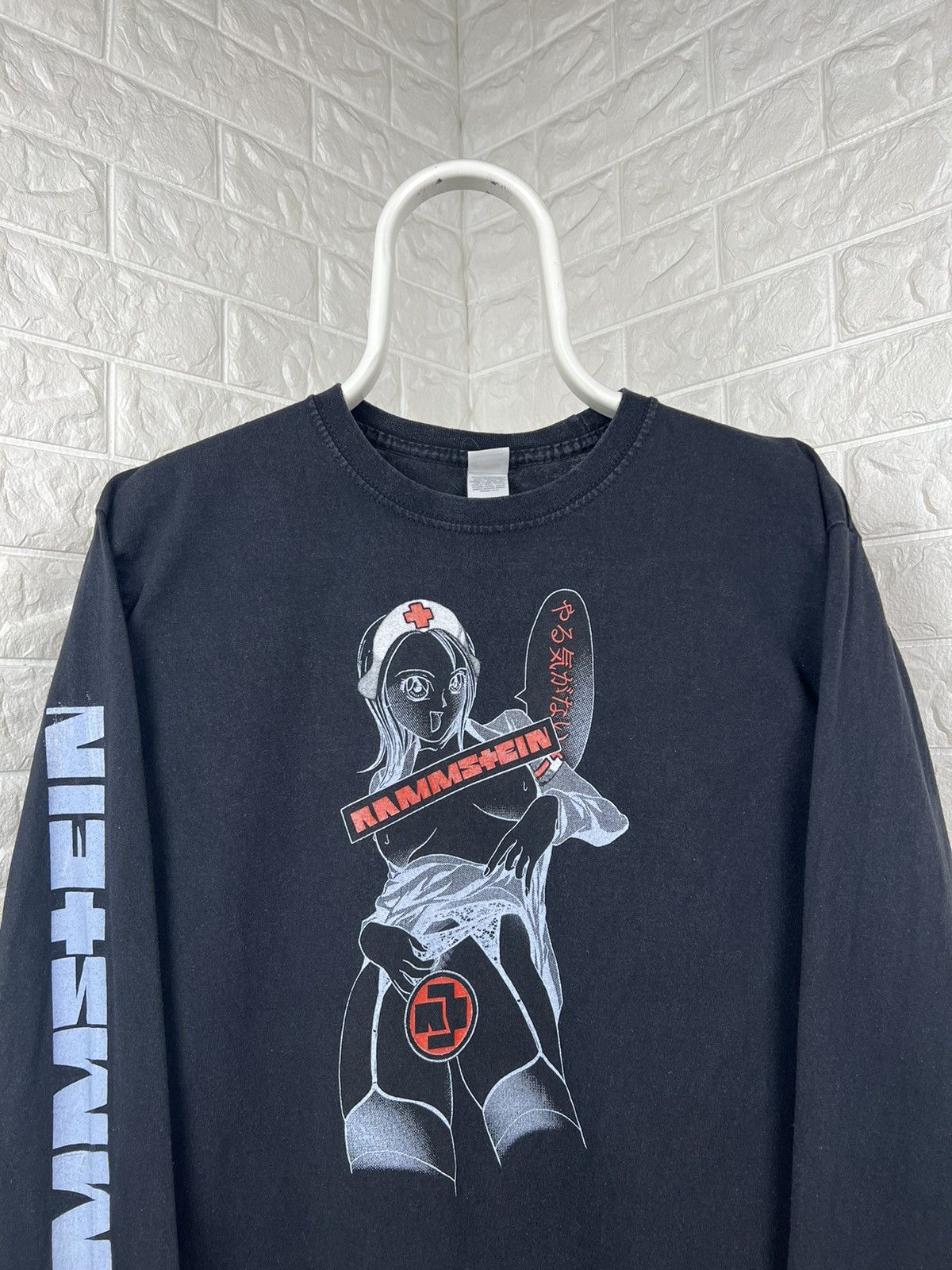 Band Tees × Vintage Rammstein Anime Japanese Nurse Vintage Longsleeve M Size US M / EU 48-50 / 2 - 2 Thumbnail