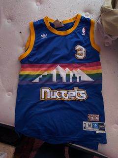 Carmelo Anthony Denver Nuggets Jersey L Grey Alternate Top Adidas NBA  Basketball