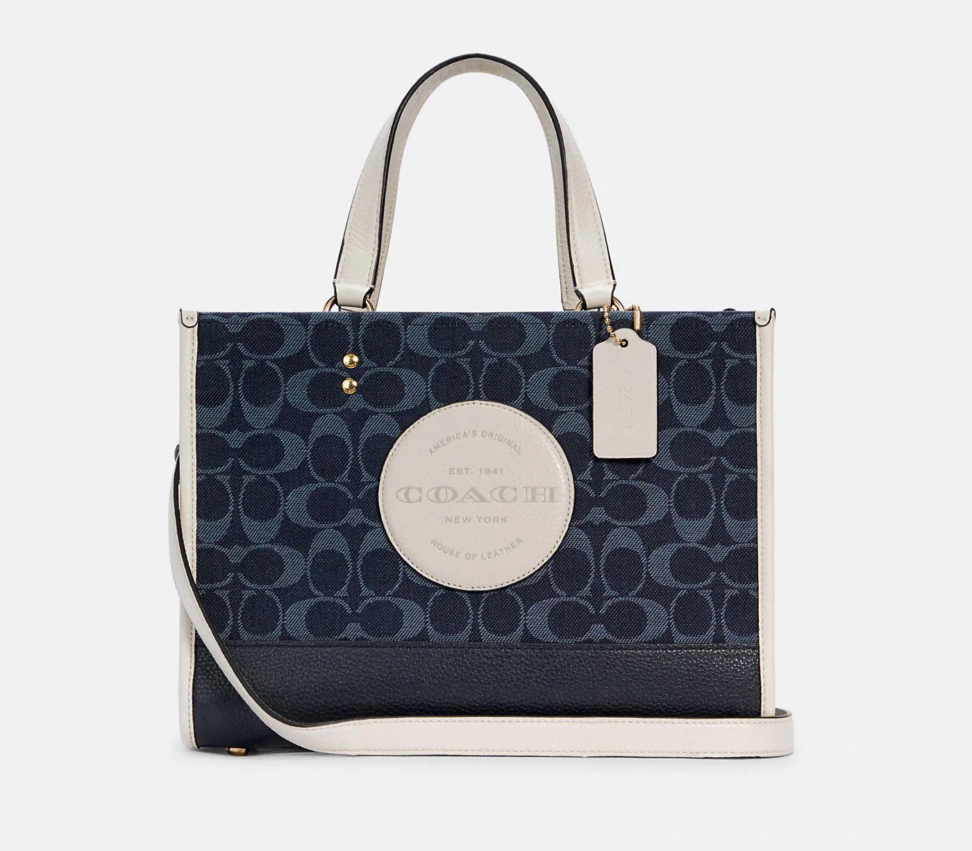 Dempsey Carryall In Signature Jacquard With Coach Patch