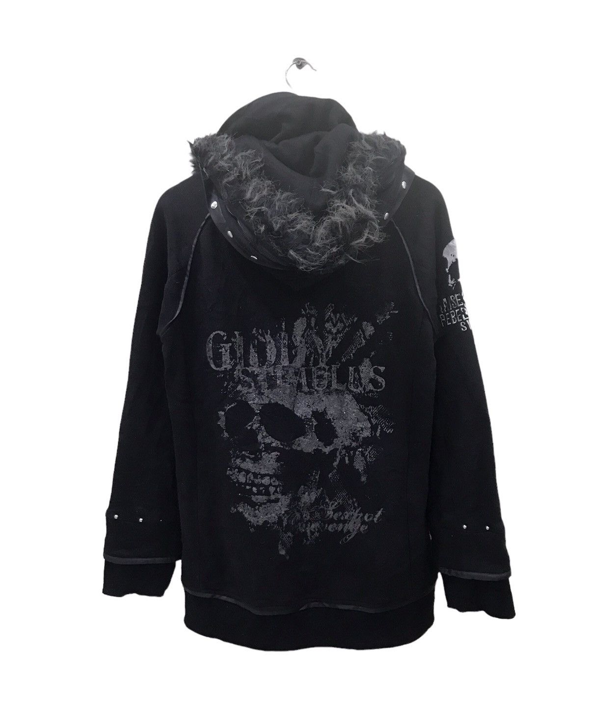 Japanese Brand Last Price💥Sex Pox Revenge Punk Style Jacket Fur Hoodie Size US M / EU 48-50 / 2 - 2 Thumbnail