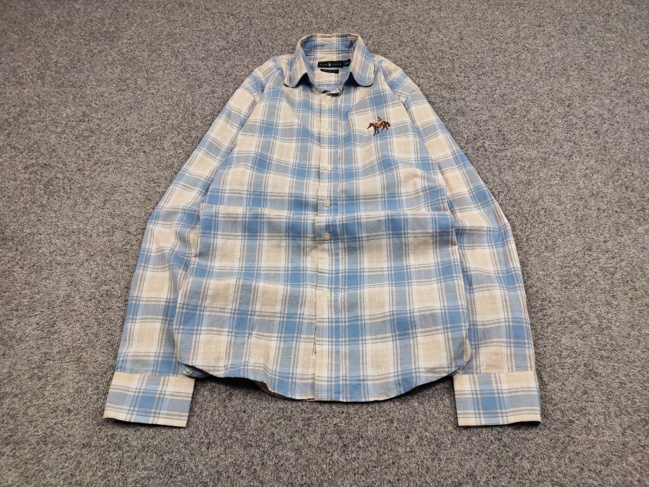 Lauren Ralph Lauren Lauren Ralph Lauren Checkered Cotton Logo men's Shirt Size US L / EU 52-54 / 3 - 2 Thumbnail