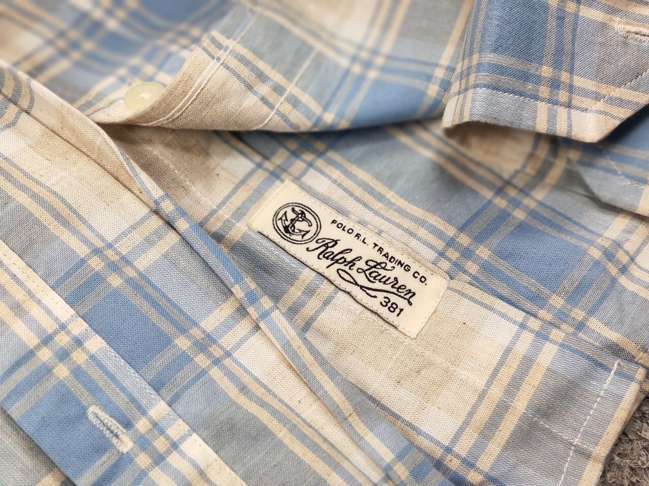 Lauren Ralph Lauren Lauren Ralph Lauren Checkered Cotton Logo men's Shirt Size US L / EU 52-54 / 3 - 17 Thumbnail