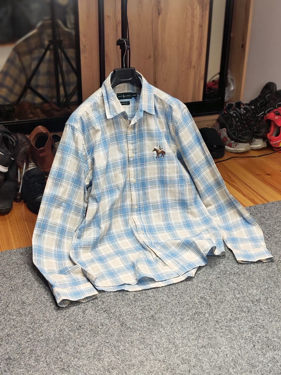 Lauren Ralph Lauren Lauren Ralph Lauren Checkered Cotton Logo men's Shirt Size US L / EU 52-54 / 3 - 24 Thumbnail