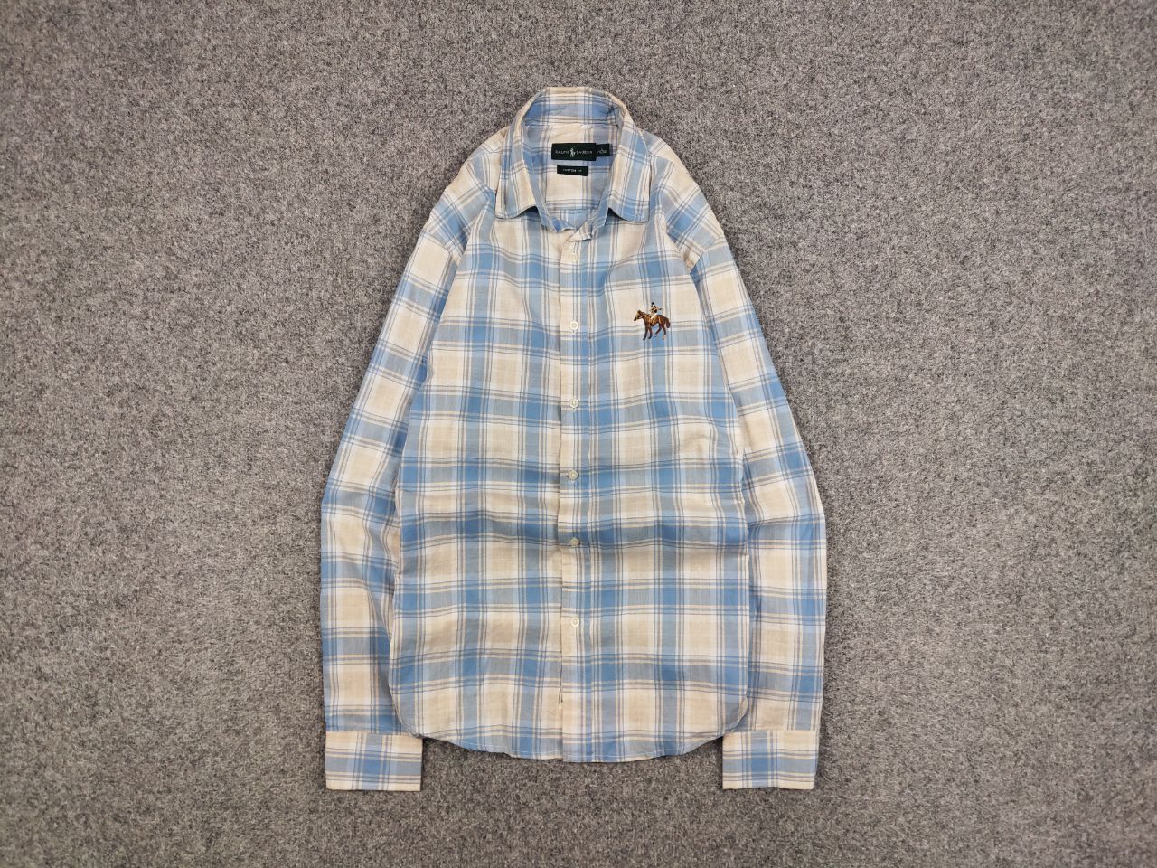 Lauren Ralph Lauren Lauren Ralph Lauren Checkered Cotton Logo men's Shirt Size US L / EU 52-54 / 3 - 1 Thumbnail