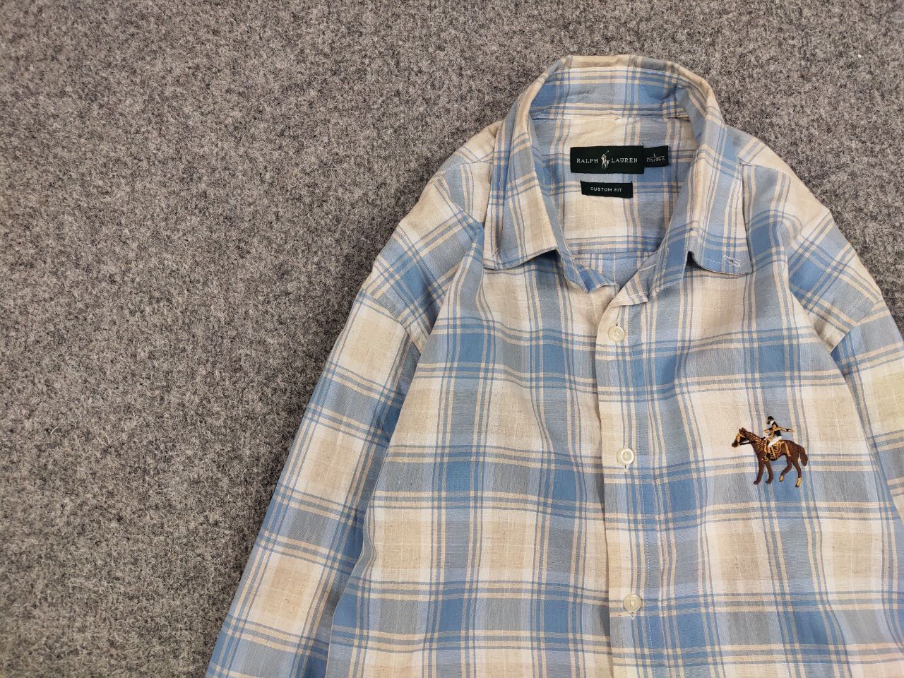 Lauren Ralph Lauren Lauren Ralph Lauren Checkered Cotton Logo men's Shirt Size US L / EU 52-54 / 3 - 11 Thumbnail