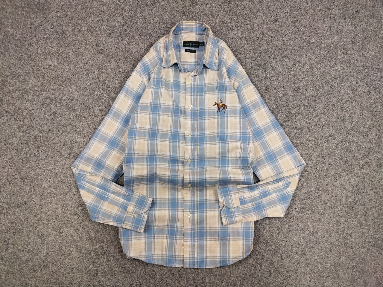 Lauren Ralph Lauren Lauren Ralph Lauren Checkered Cotton Logo men's Shirt Size US L / EU 52-54 / 3 - 13 Thumbnail
