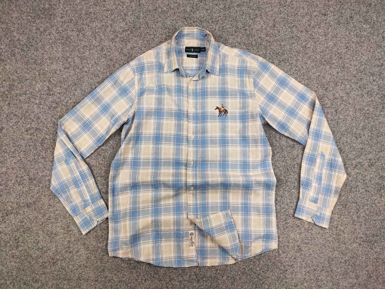 Lauren Ralph Lauren Lauren Ralph Lauren Checkered Cotton Logo men's Shirt Size US L / EU 52-54 / 3 - 15 Thumbnail