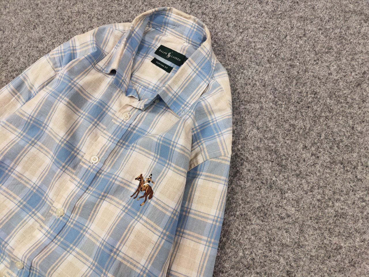 Lauren Ralph Lauren Lauren Ralph Lauren Checkered Cotton Logo men's Shirt Size US L / EU 52-54 / 3 - 4 Thumbnail