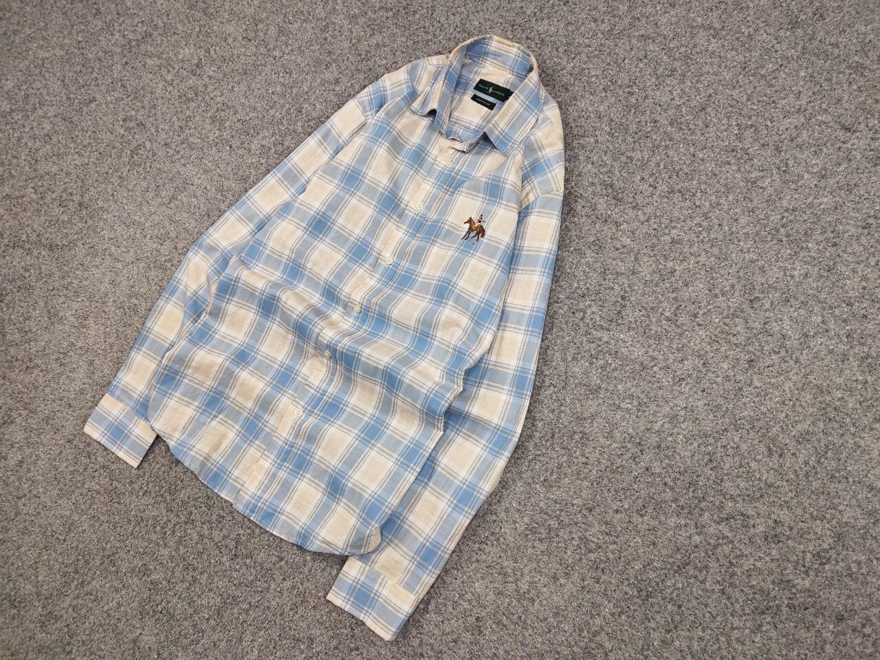 Lauren Ralph Lauren Lauren Ralph Lauren Checkered Cotton Logo men's Shirt Size US L / EU 52-54 / 3 - 3 Thumbnail