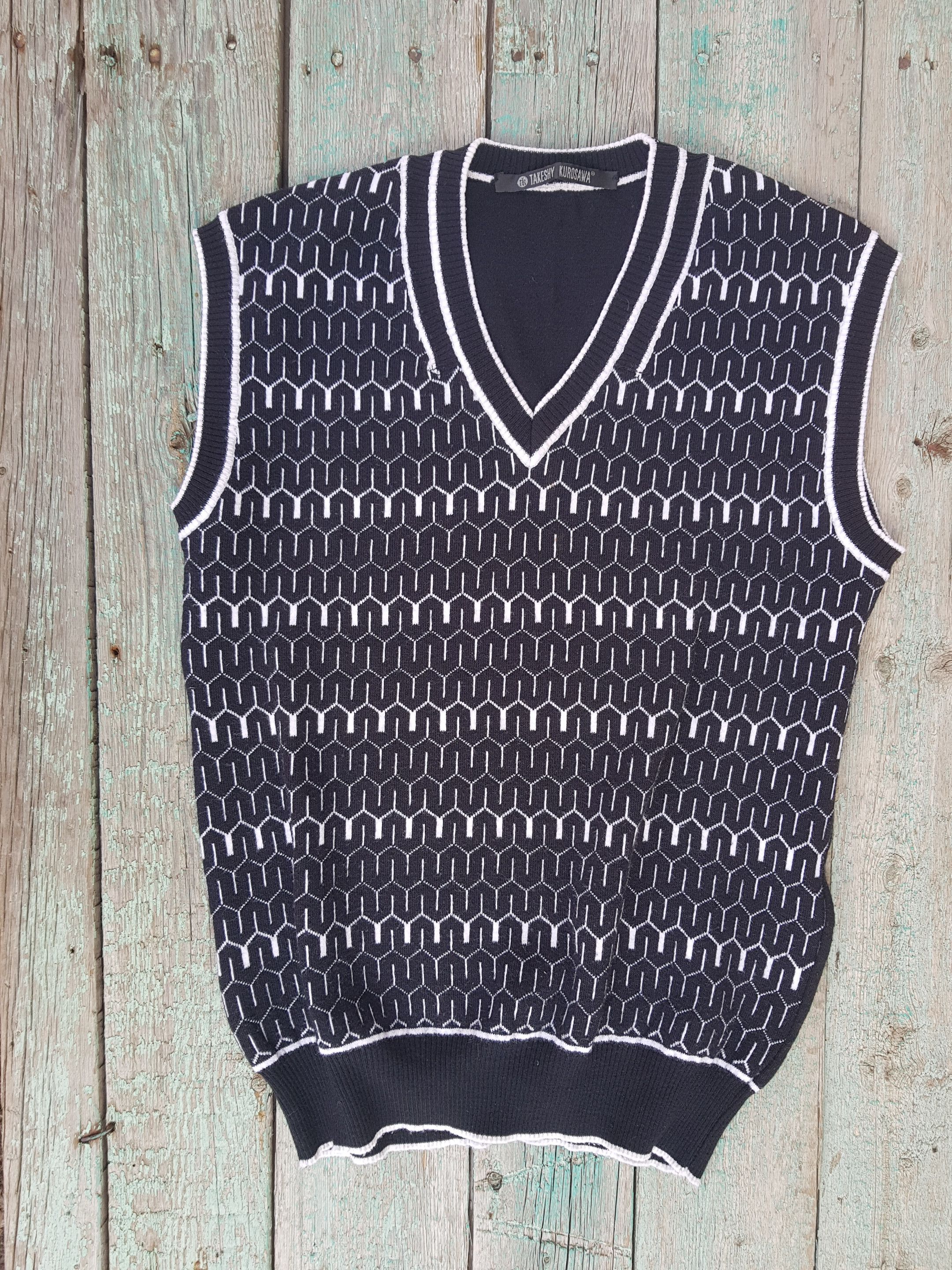 Takeshy Kurosawa Takeshy Kurosawa knit vest pattern Size US L / EU 52-54 / 3 - 1 Thumbnail