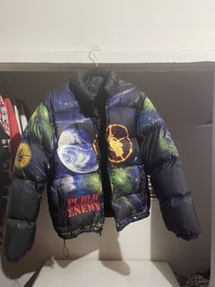 Supreme public hotsell enemy puffy jacket