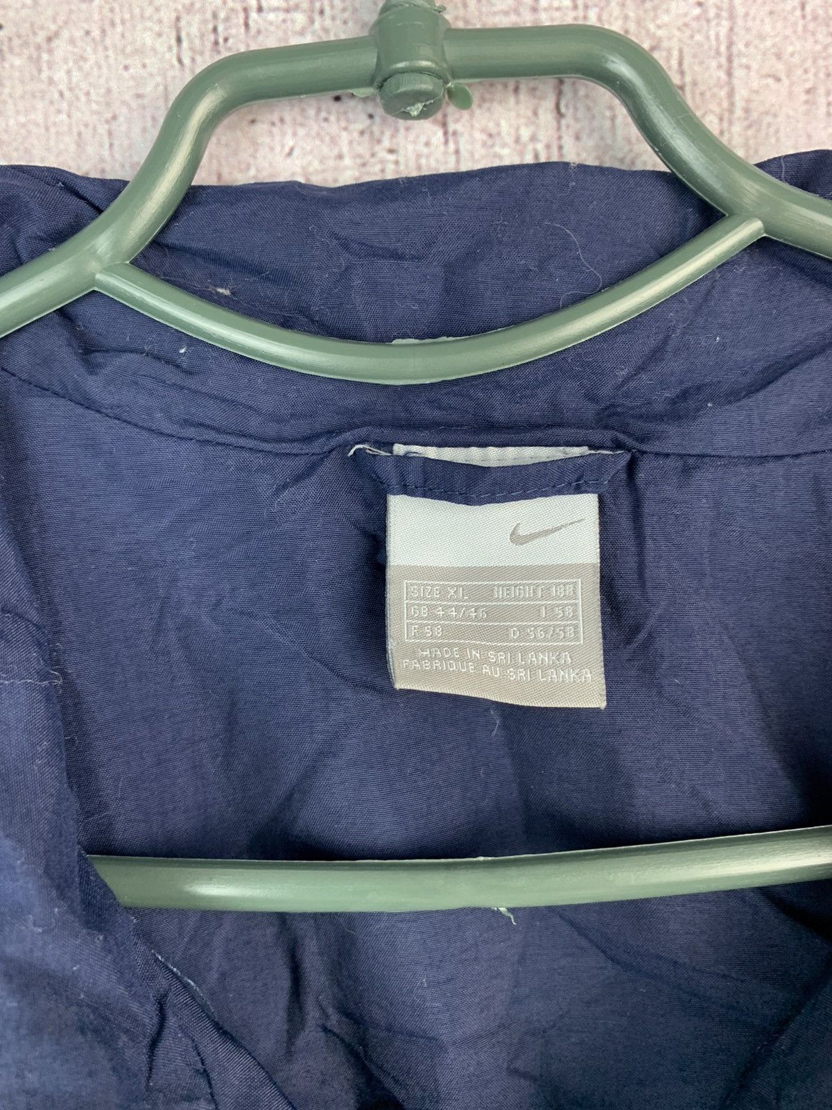 Nike × Vintage Nike Vintage Mens Nylon Track Top Jacket Size US XL / EU 56 / 4 - 7 Thumbnail