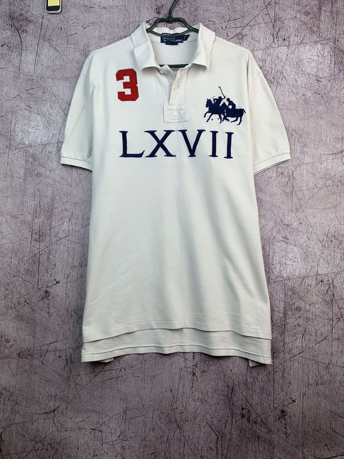 Polo Ralph Lauren × Vintage Vintage Polo Ralph Lauren Polo Shirt Size US XXL / EU 58 / 5 - 1 Thumbnail