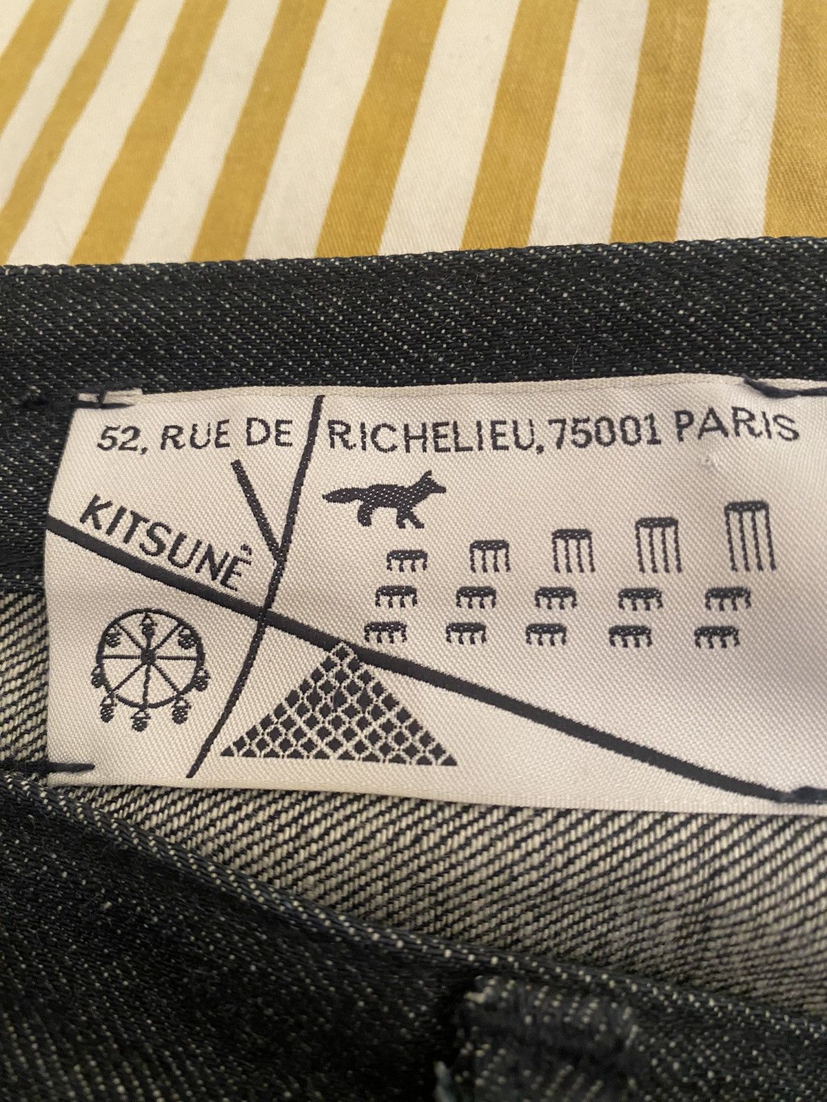 Maison Kitsune Deep indigo heavyweight denim 31 Size US 31 - 6 Thumbnail