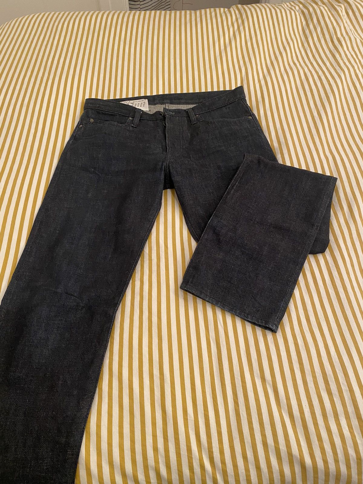 Maison Kitsune Deep indigo heavyweight denim 31 Size US 31 - 1 Thumbnail