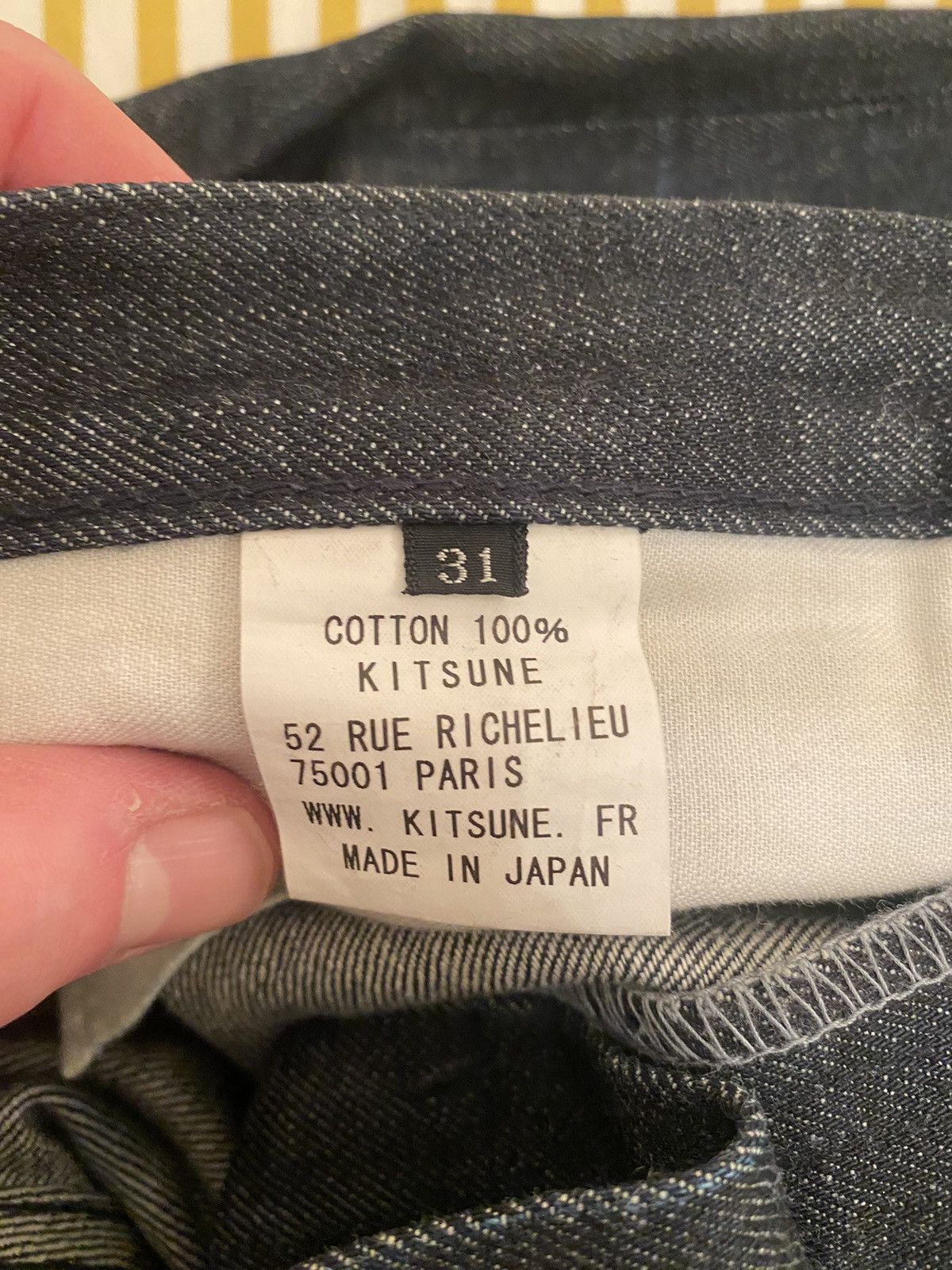Maison Kitsune Deep indigo heavyweight denim 31 Size US 31 - 5 Thumbnail