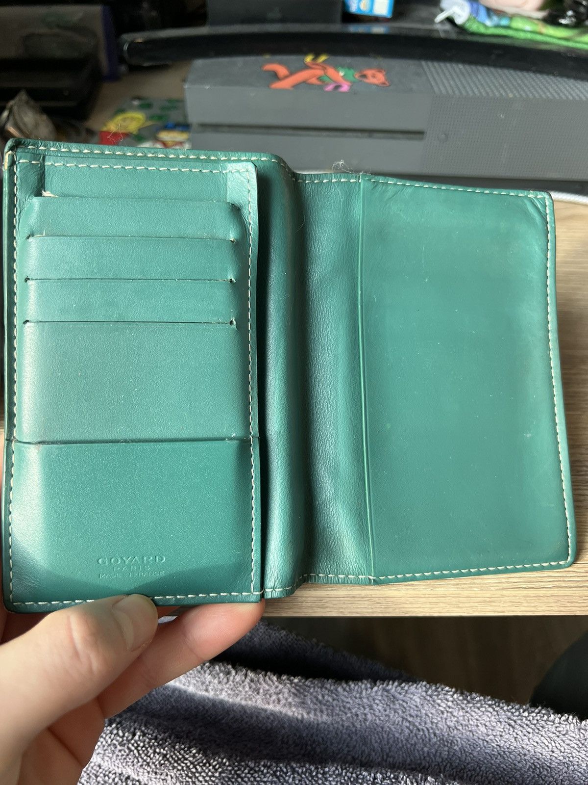 Goyard GOYARD PASSPORT CARD HOLDER WALLET - GREEN Size ONE SIZE - 12 Thumbnail