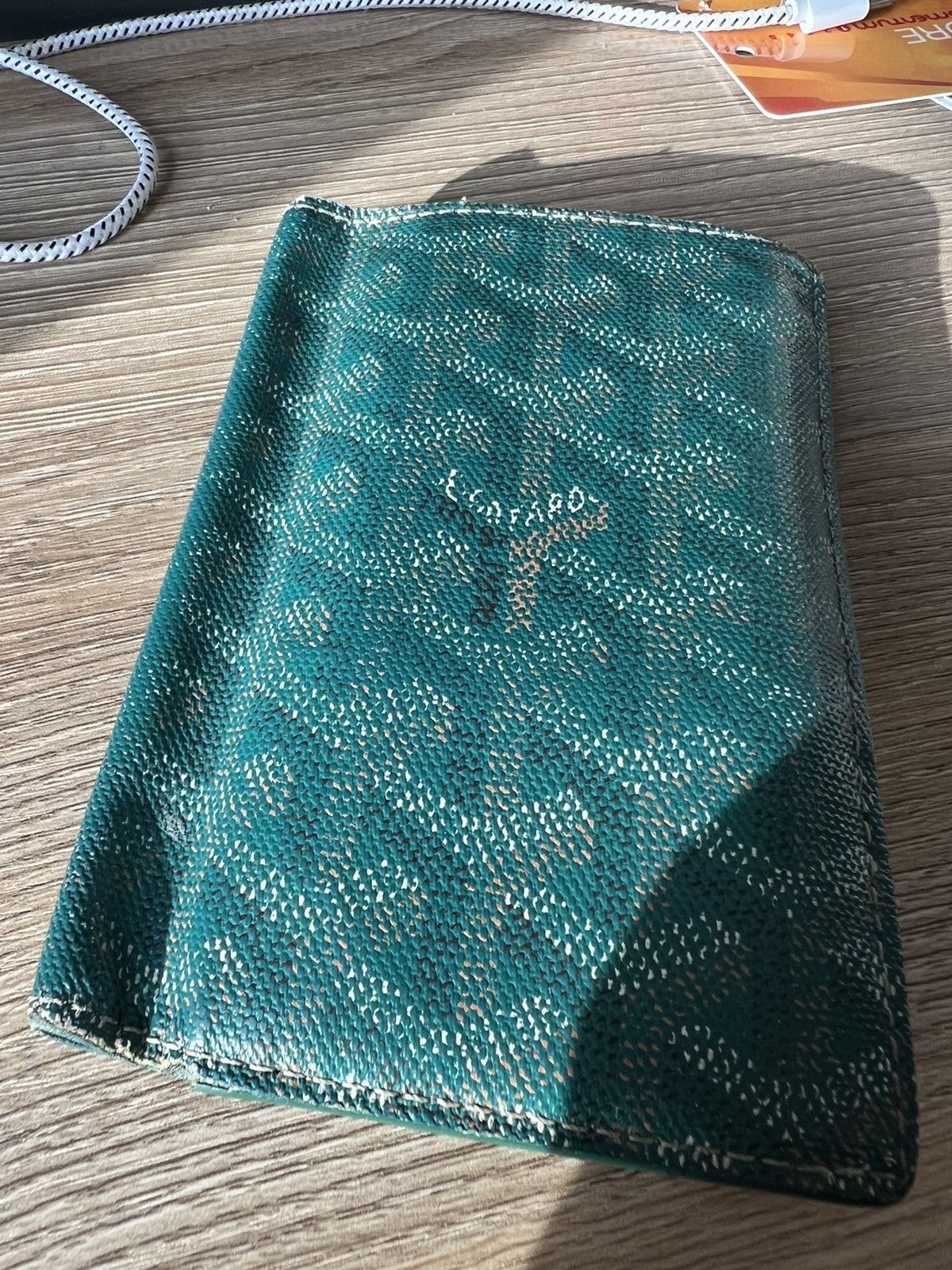 Goyard GOYARD PASSPORT CARD HOLDER WALLET - GREEN Size ONE SIZE - 2 Thumbnail
