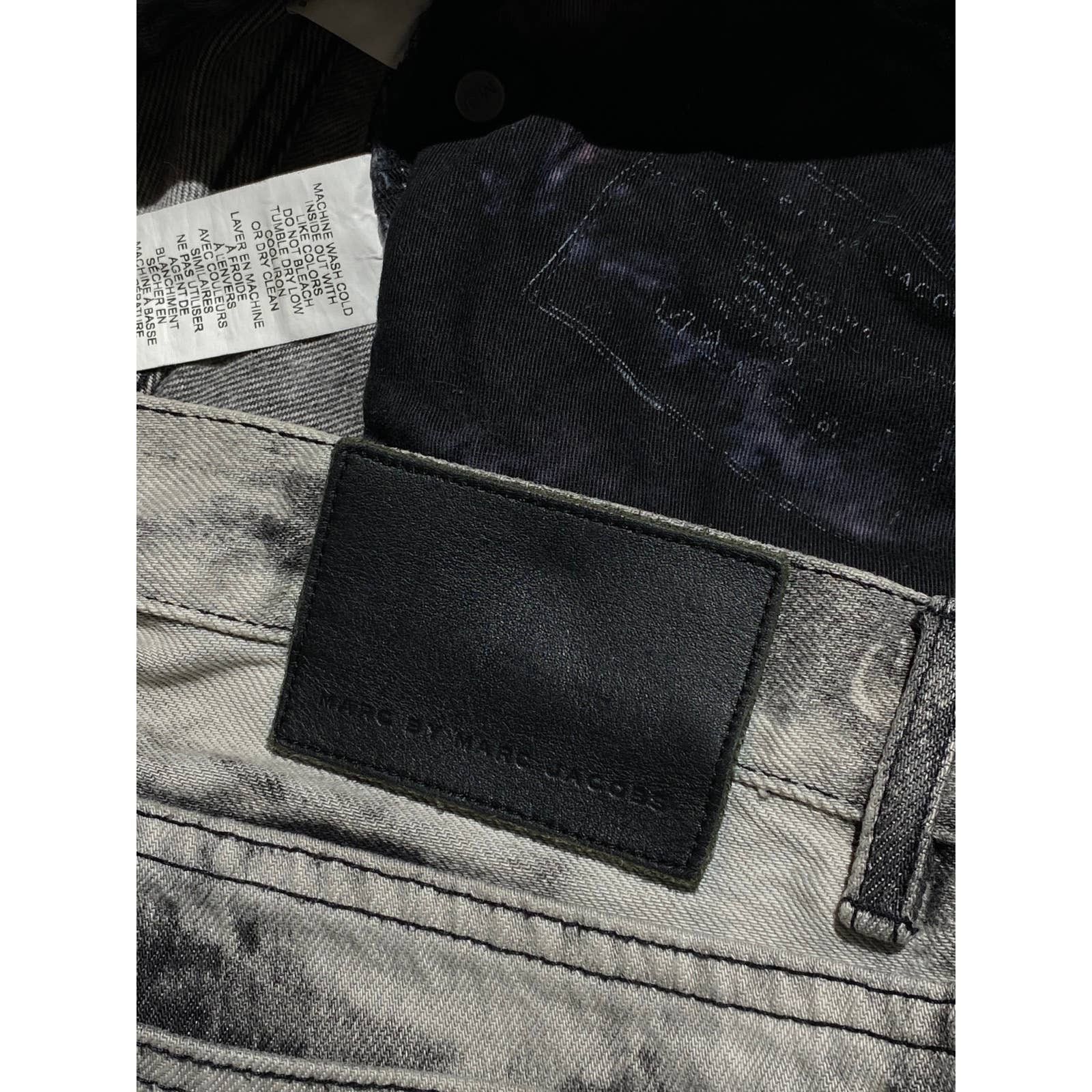 Marc by Marc Jacobs Abstract bleach dyed denim Size US 30 / EU 46 - 3 Thumbnail