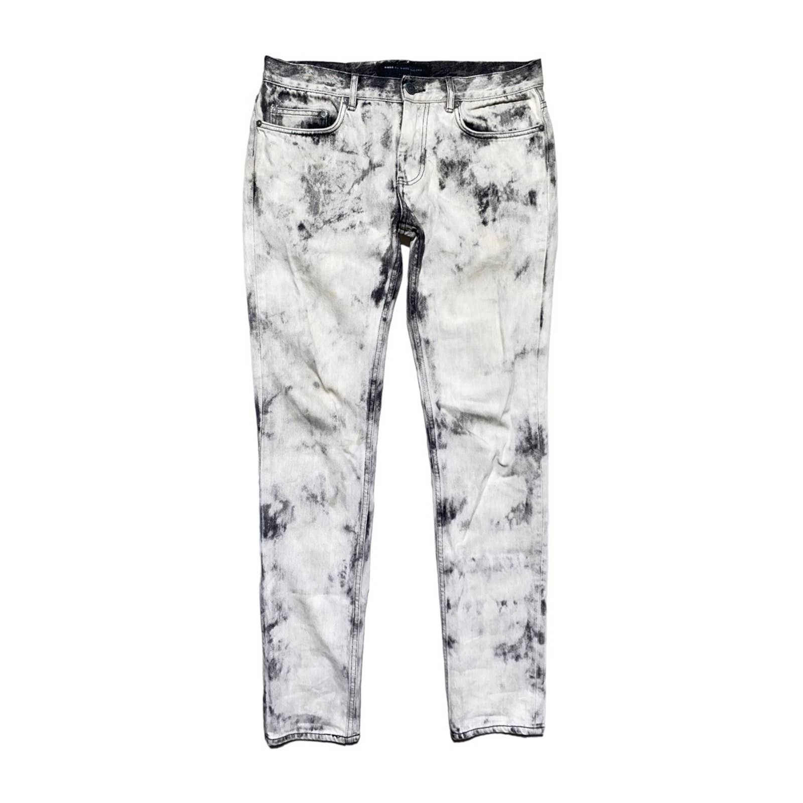 Marc by Marc Jacobs Abstract bleach dyed denim Size US 30 / EU 46 - 1 Thumbnail
