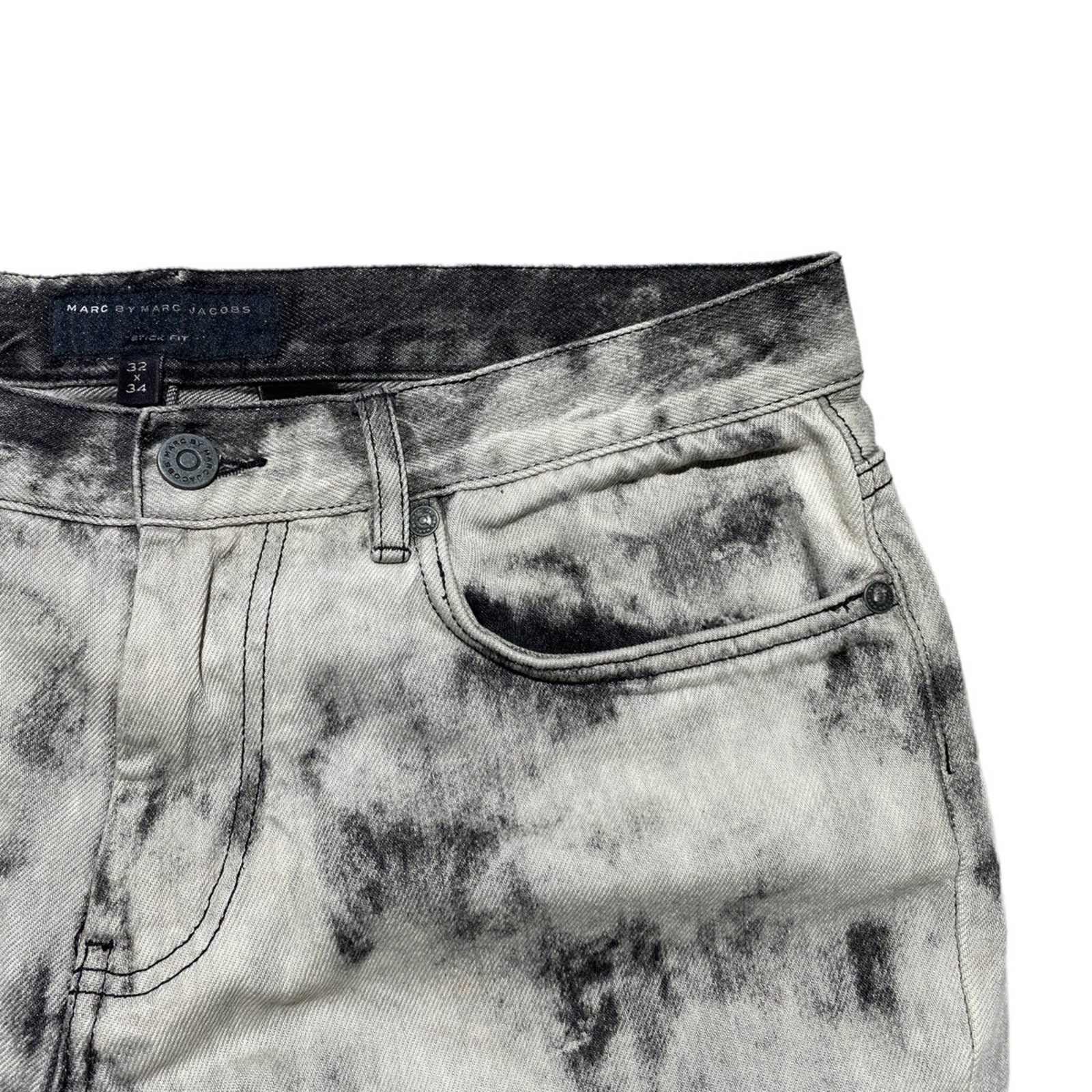 Marc by Marc Jacobs Abstract bleach dyed denim Size US 30 / EU 46 - 2 Thumbnail