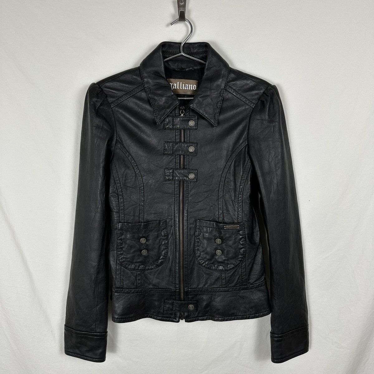 John ジャケット・アウター Galliano Studded Leather Jacket