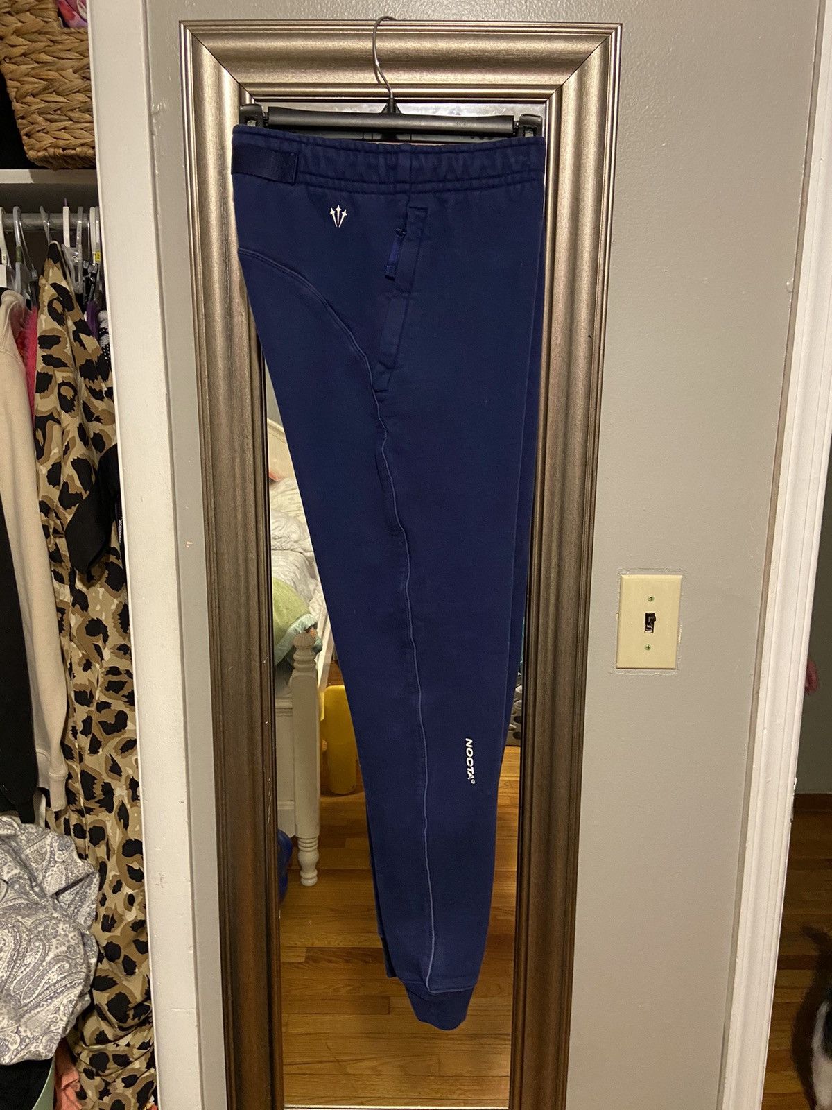 Drake × Nike Nike x NOCTA Fleece Pant Blue Size US 26 / EU 42 - 4 Thumbnail