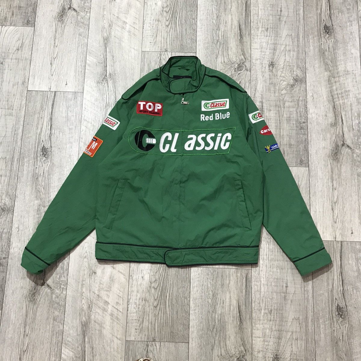 NASCAR 💚 RACING JACKET MOTO NASCAR BOMBER Ferrari Red Bull Size US M / EU 48-50 / 2 - 1 Thumbnail