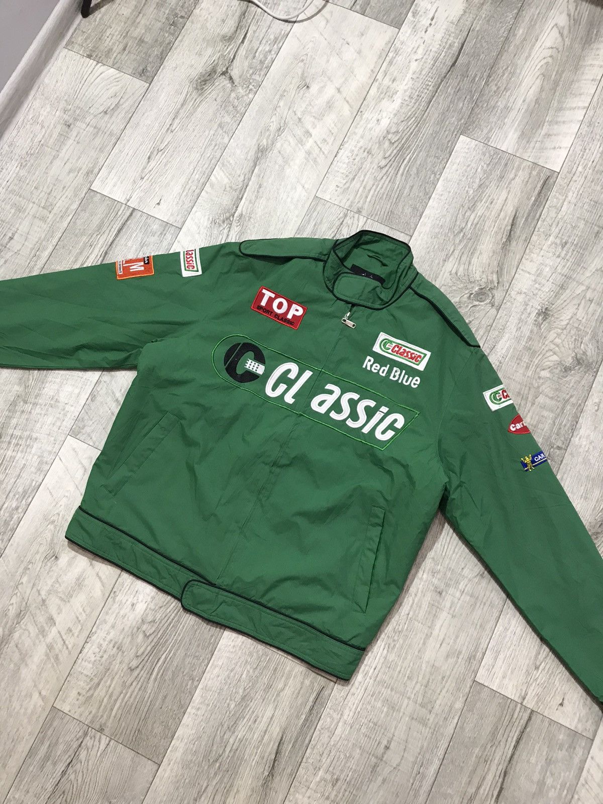 NASCAR 💚 RACING JACKET MOTO NASCAR BOMBER Ferrari Red Bull Size US M / EU 48-50 / 2 - 2 Thumbnail