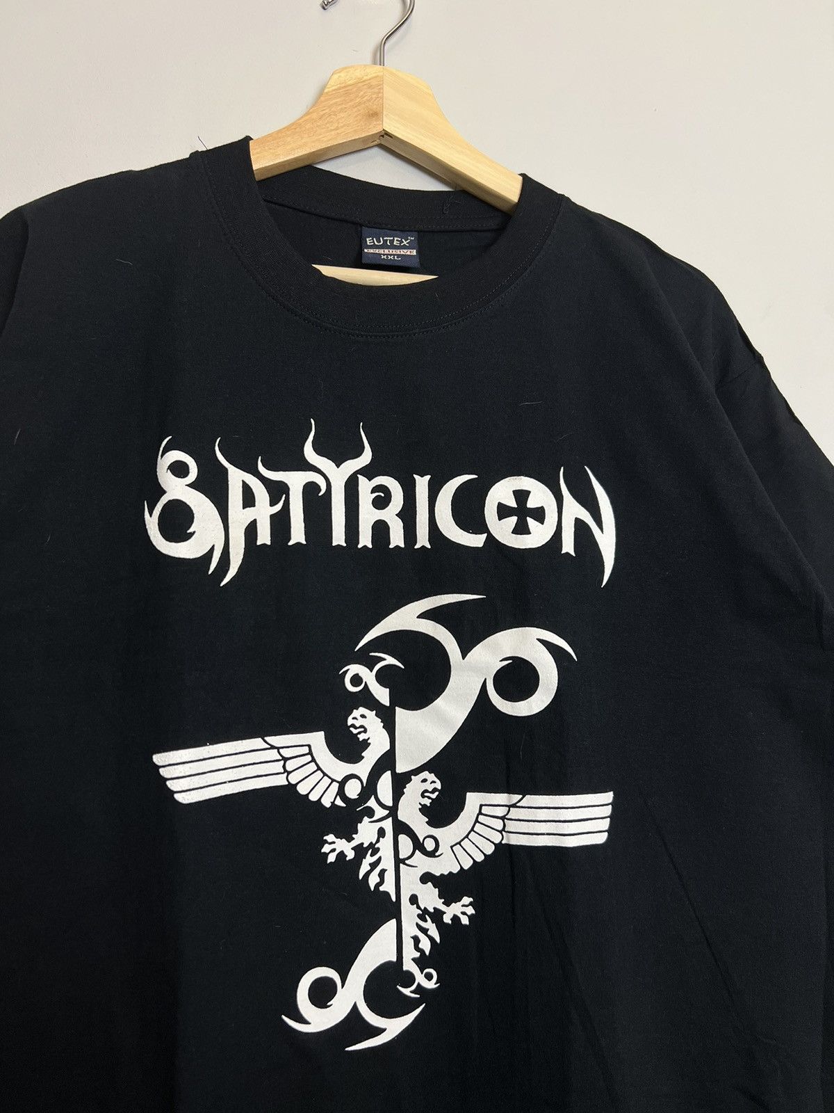 Band Tees Rare Vintage 90s Satyricon Black Metal Band T Shirt Size US XXL / EU 58 / 5 - 3 Thumbnail