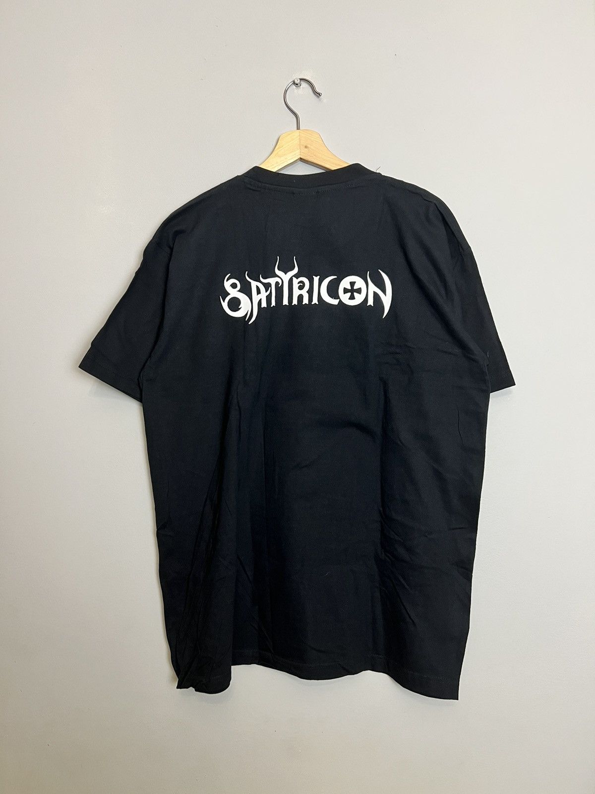 Band Tees Rare Vintage 90s Satyricon Black Metal Band T Shirt Size US XXL / EU 58 / 5 - 2 Thumbnail