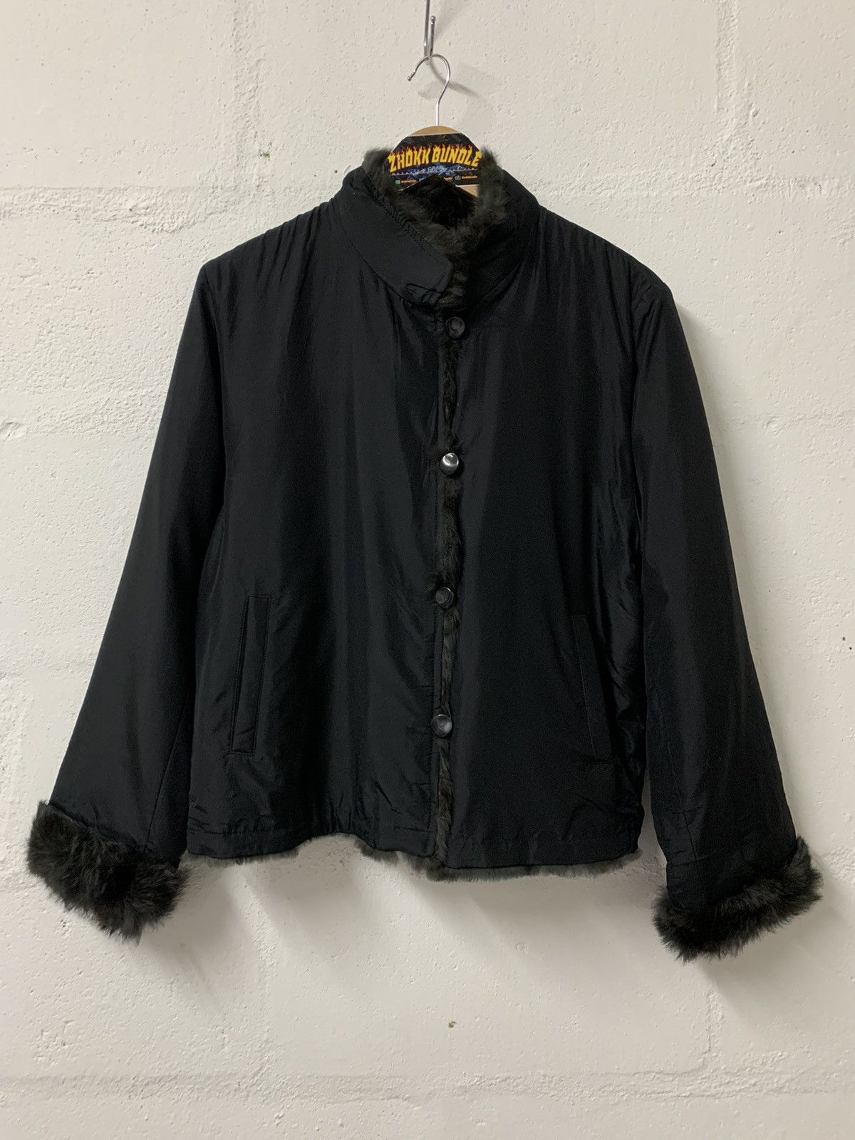 Japanese Brand Fur Rabbit Reversible Jacket Nice Design Size M / US 6-8 / IT 42-44 - 6 Thumbnail