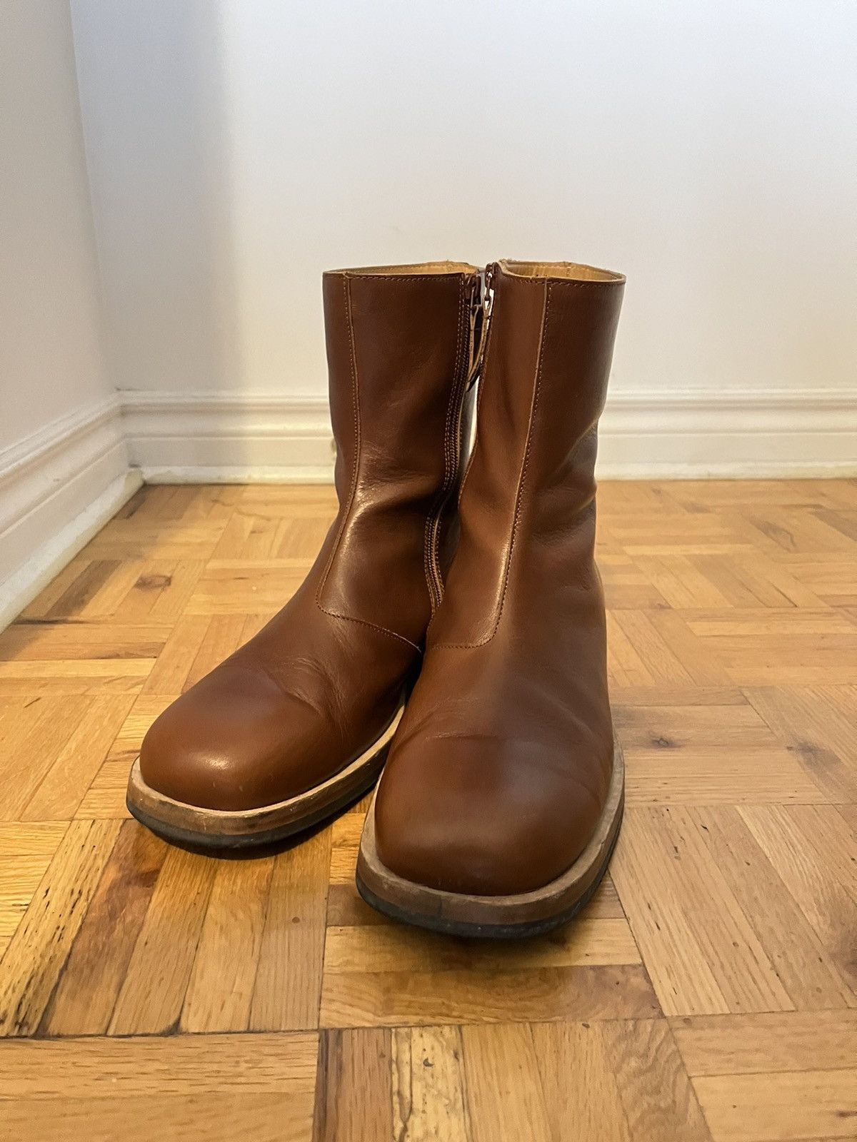 ★関税込★OUR LEGACY★Camion Boot Cognac Brown Leather★ Our Legacy - Camion Boot Deep Americano Leather