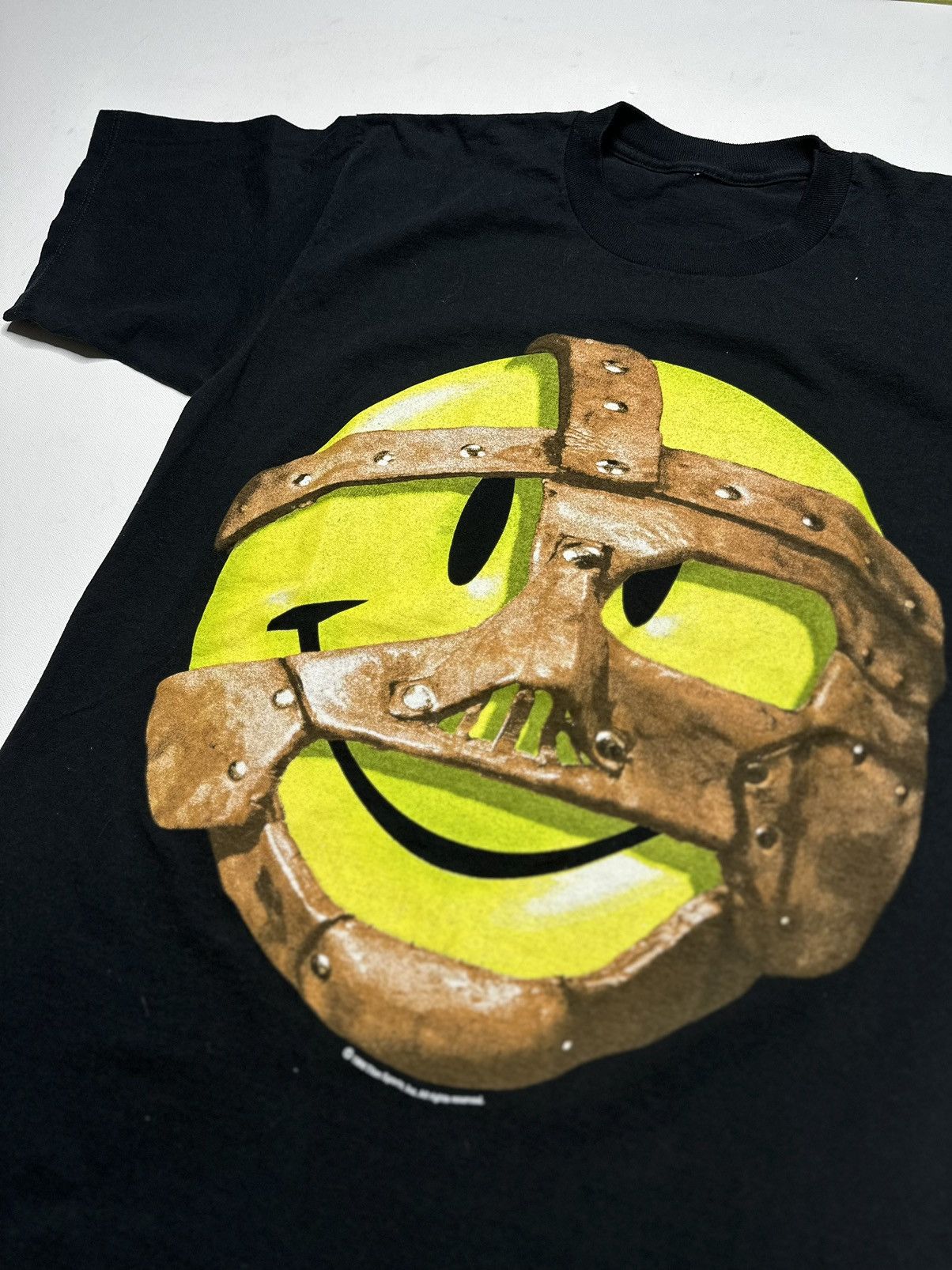 Vintage 1996 Mankind Smiley Face Wrestling Tee WWF Size XL | Grailed