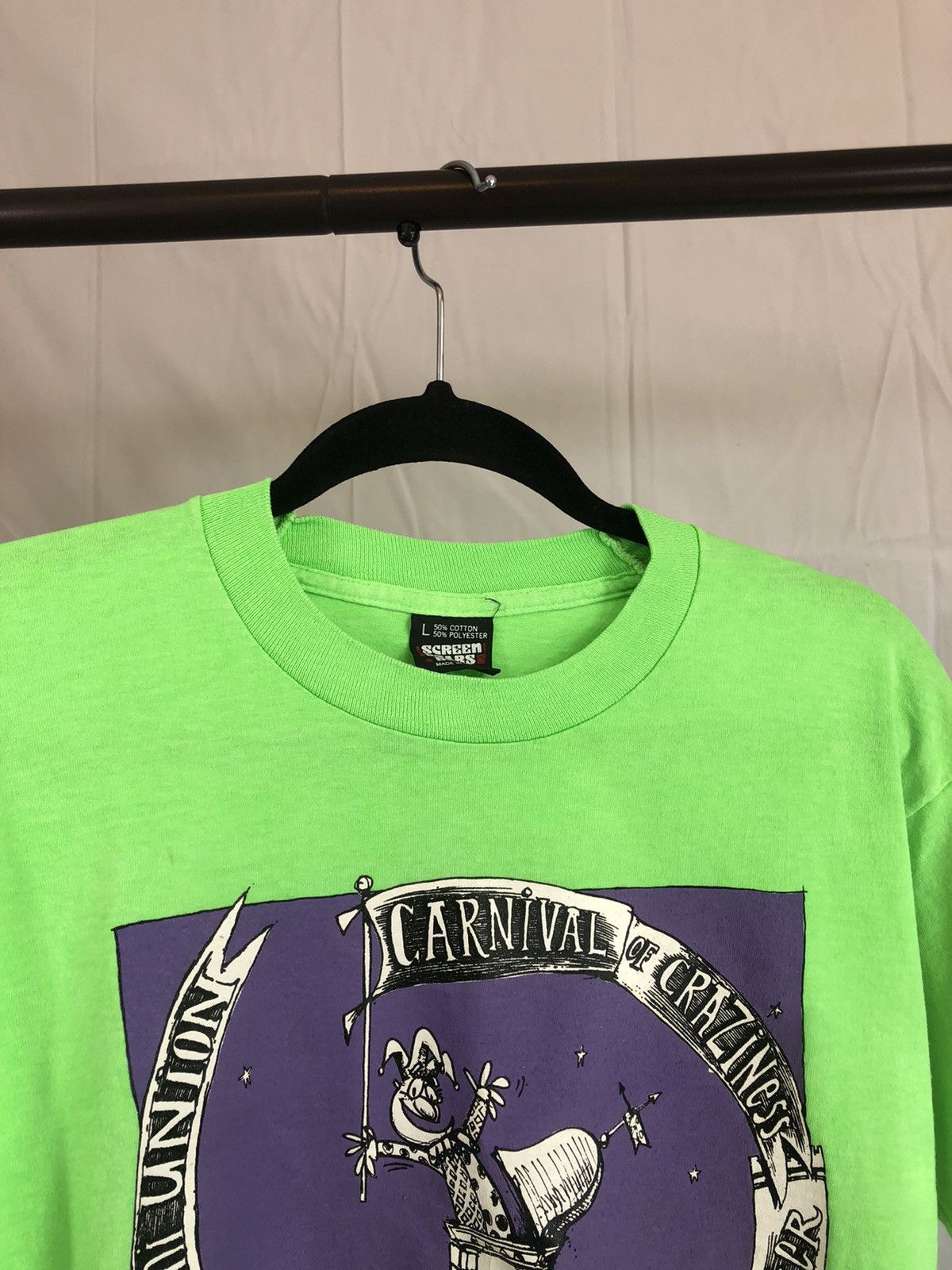 Vintage Single Stitch 1993 Carnival Of Craziness 90s Tee Size US L / EU 52-54 / 3 - 8 Thumbnail