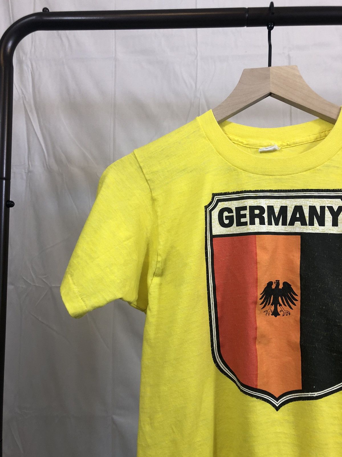 Vintage Vintage Single Stitch Germany Flag Distressed Paper Thin Tee Size US M / EU 48-50 / 2 - 5 Thumbnail