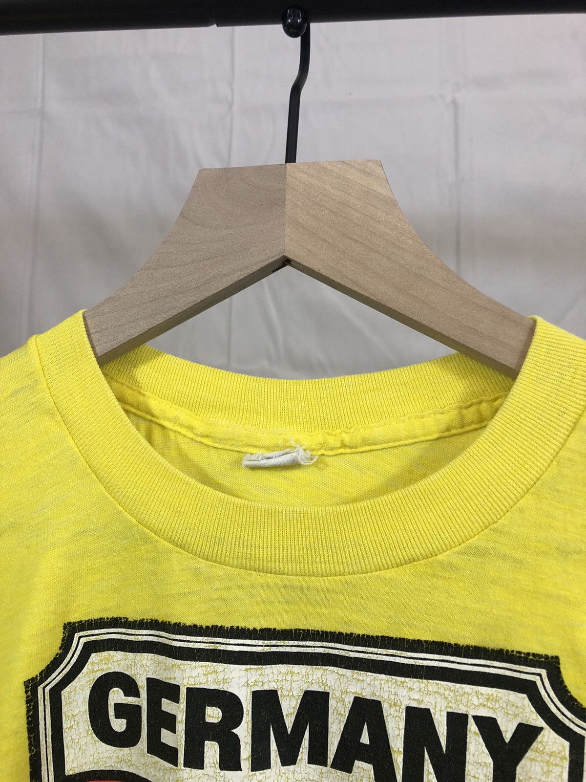 Vintage Vintage Single Stitch Germany Flag Distressed Paper Thin Tee Size US M / EU 48-50 / 2 - 4 Thumbnail