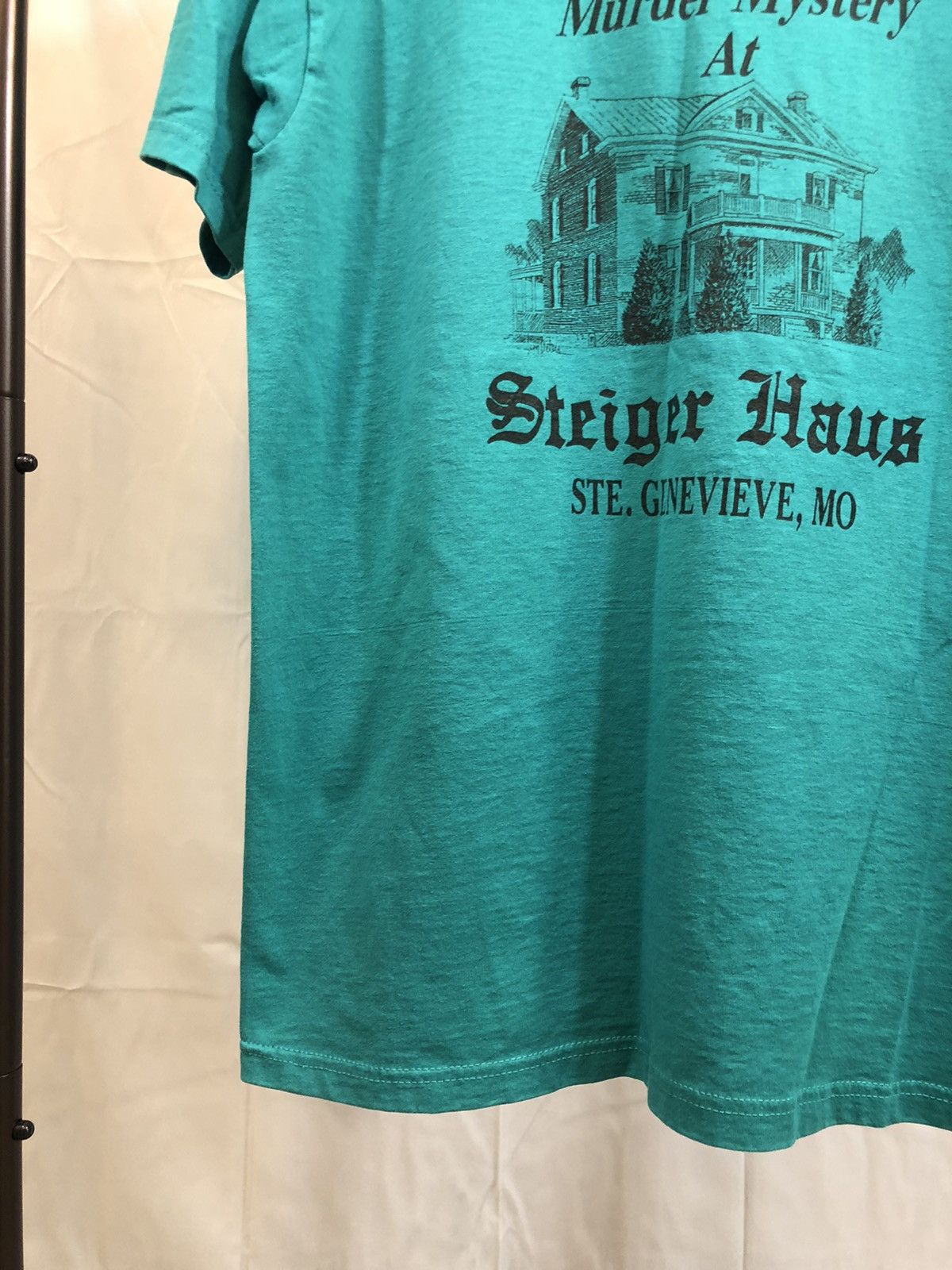 Vintage Murder Mystery Steiger House Creepy Tee Size US L / EU 52-54 / 3 - 8 Thumbnail