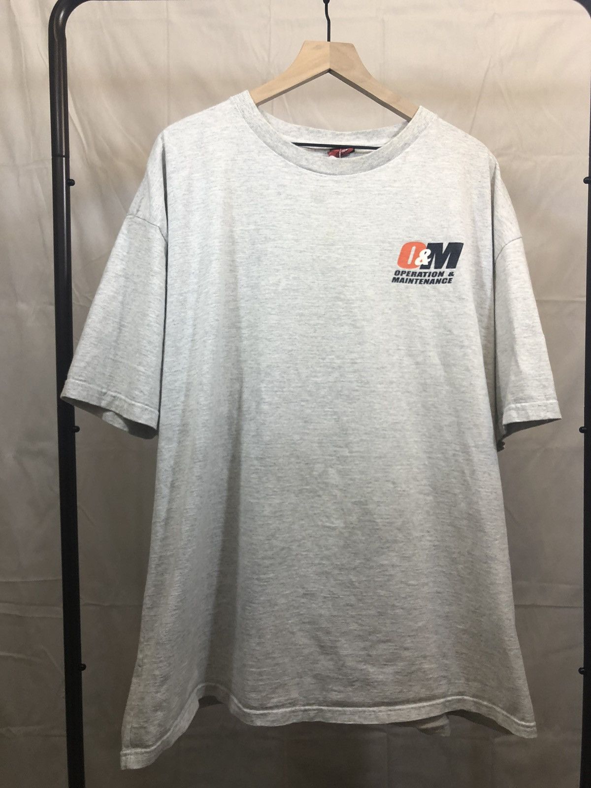 Vintage Oversize BIG XXXL Boxy Workwear Blue Collar Tee Size US XXL / EU 58 / 5 - 2 Thumbnail