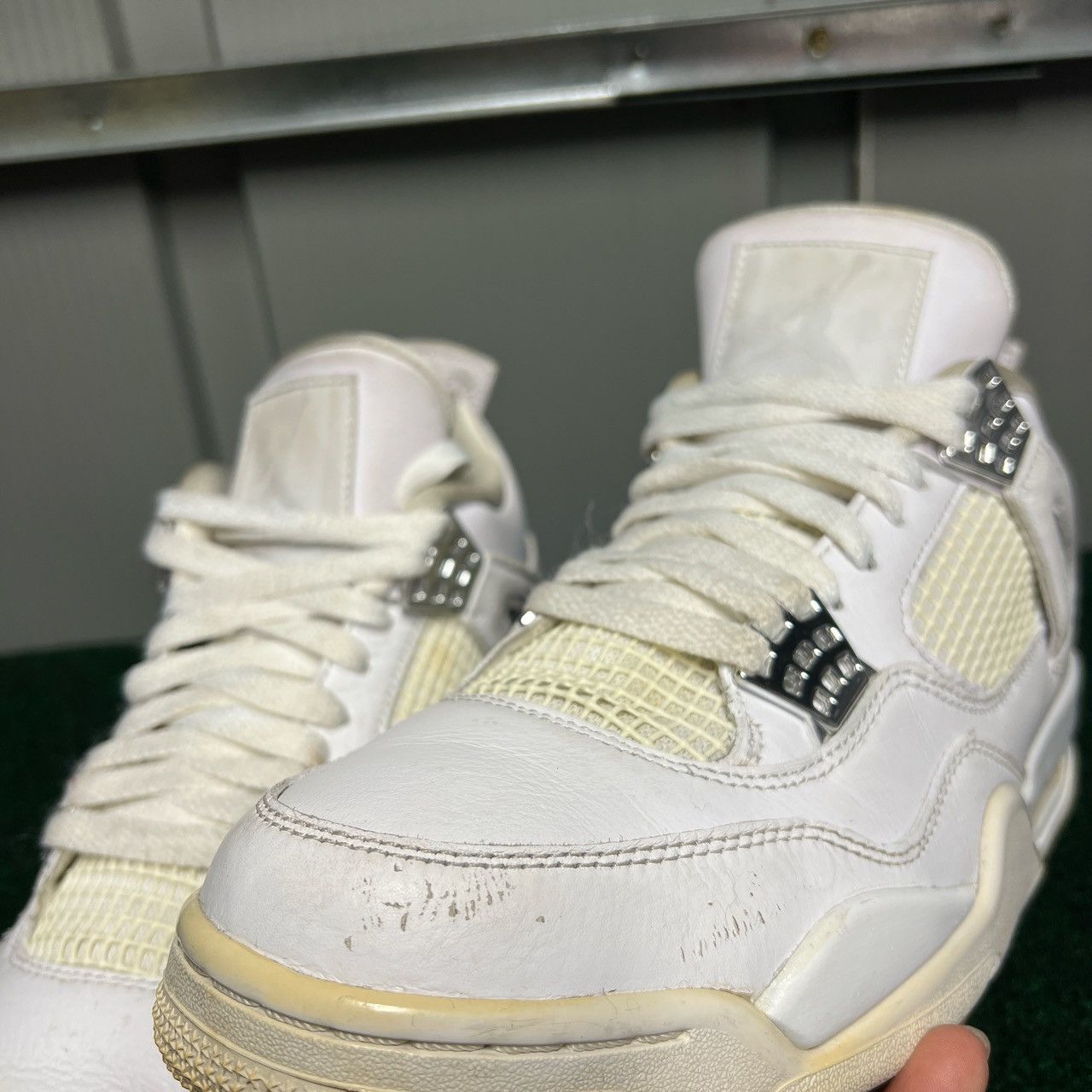 Jordan Brand Air Jordan 4 Retro “Pure Money” Size US 9.5 / EU 42-43 - 3 Thumbnail
