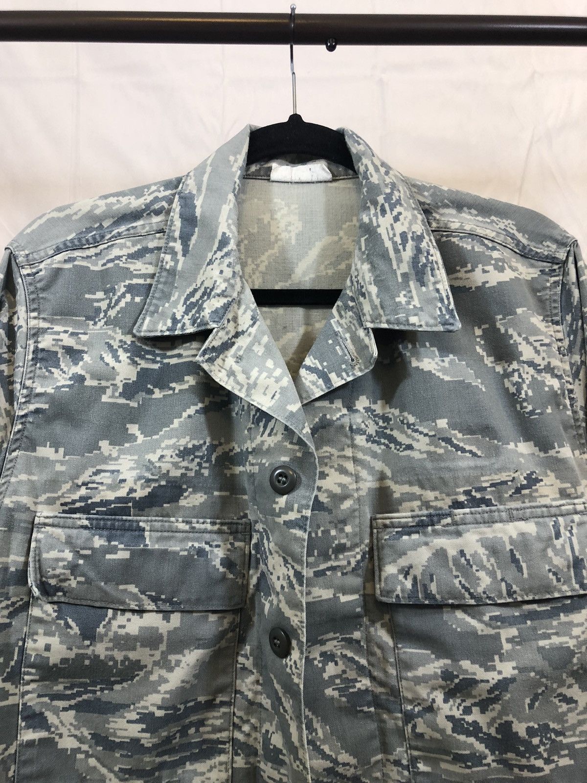 Vintage Military Digital Camo Distressed Fatigue Jacket Size US M / EU 48-50 / 2 - 2 Thumbnail